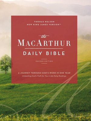cover image of The NKJV, MacArthur Daily Bible